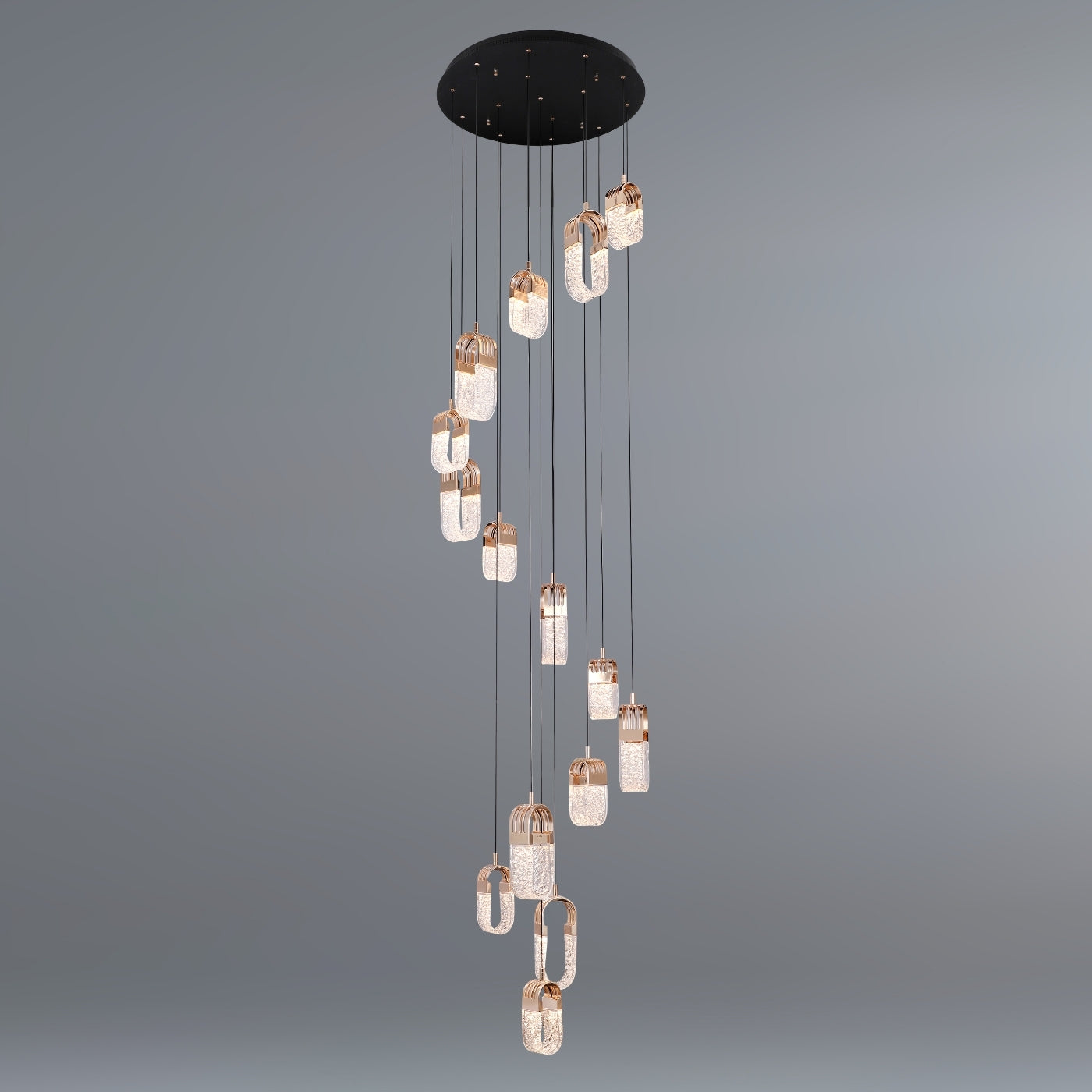 The Helix Closed Multi Drop Pendant