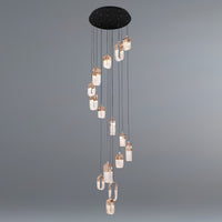 The Helix Closed Multi Drop Pendant