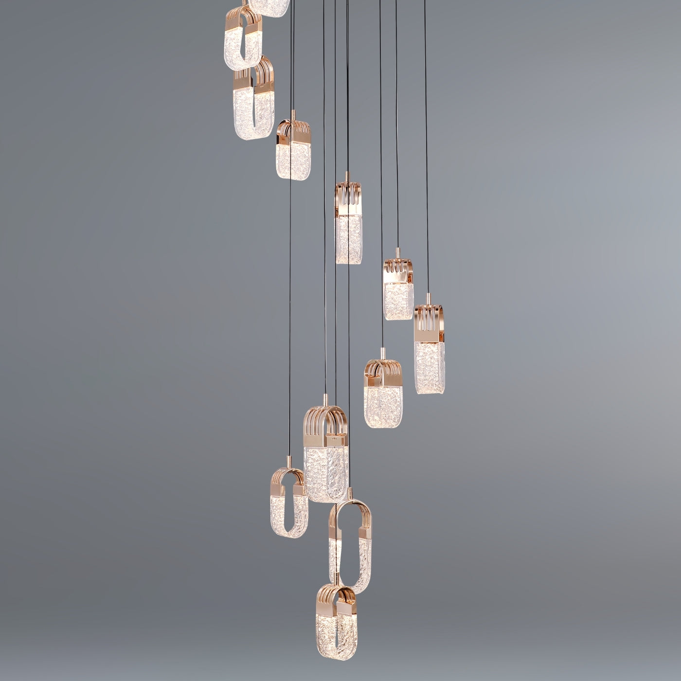 The Helix Closed Multi Drop Pendant