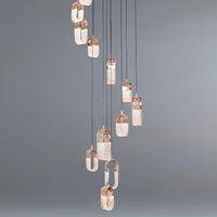 The Helix Closed Multi Drop Pendant
