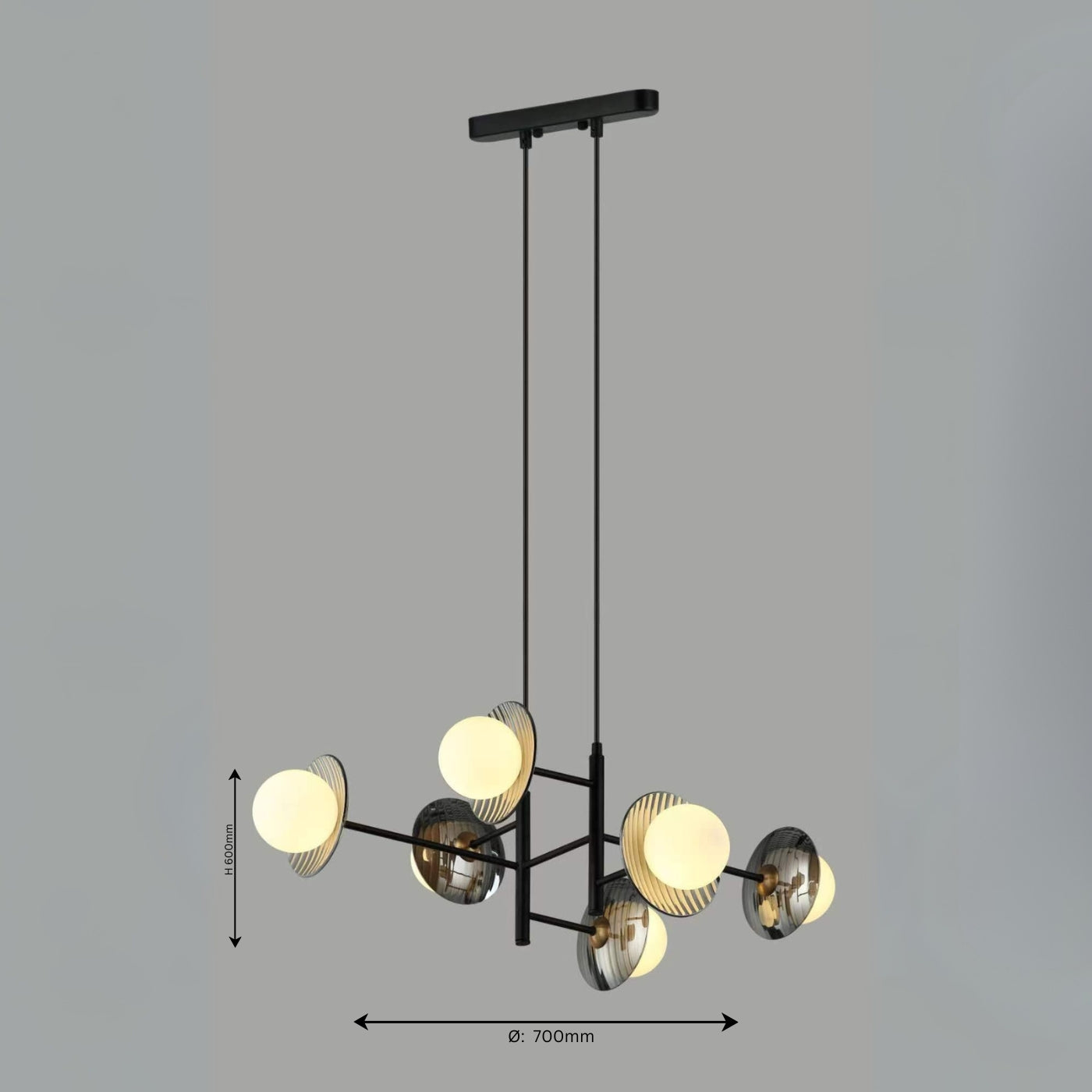 Celestial Orb Chandelier - Teenbatti
