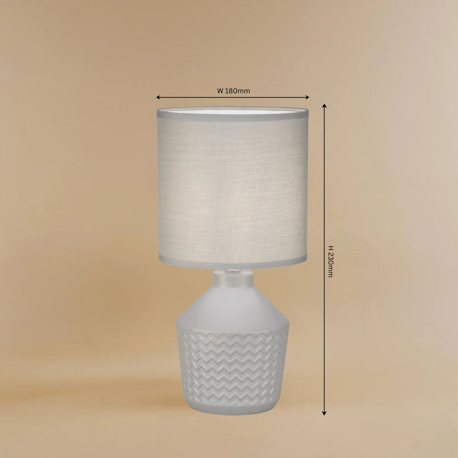 Chevron Serenity Table Lamp