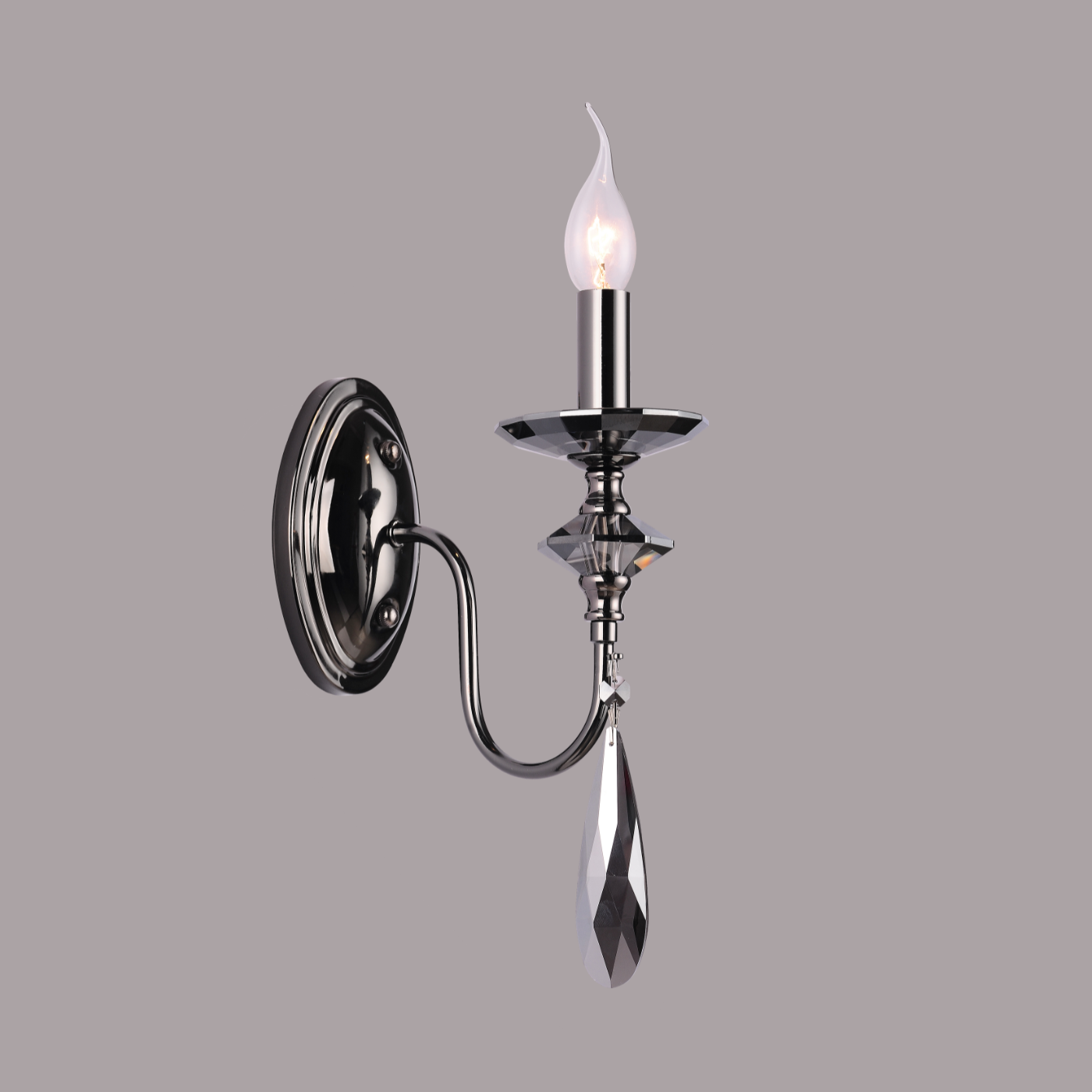 The Heirloom Grace Wall Light (Smoke Edition)