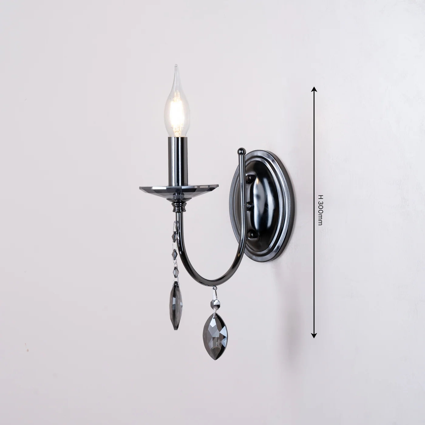 Crown Crystal Wall Light - Teenbatti