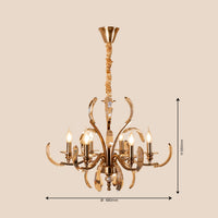 Crystal Arc Chandelier