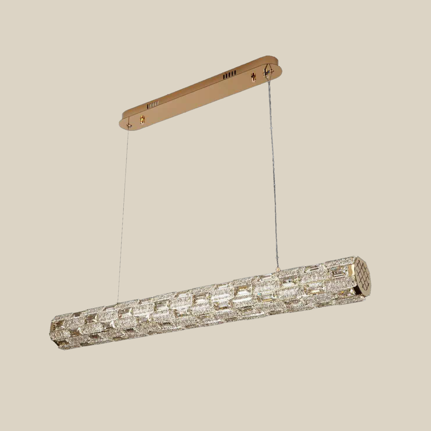 The Auric Halo Linear Pendant
