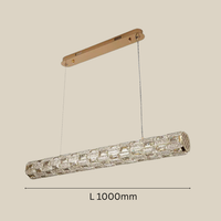 The Auric Halo Linear Pendant