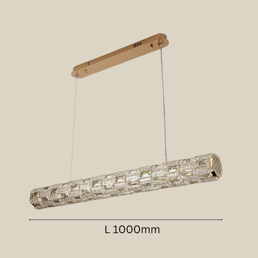 The Auric Halo Linear Pendant