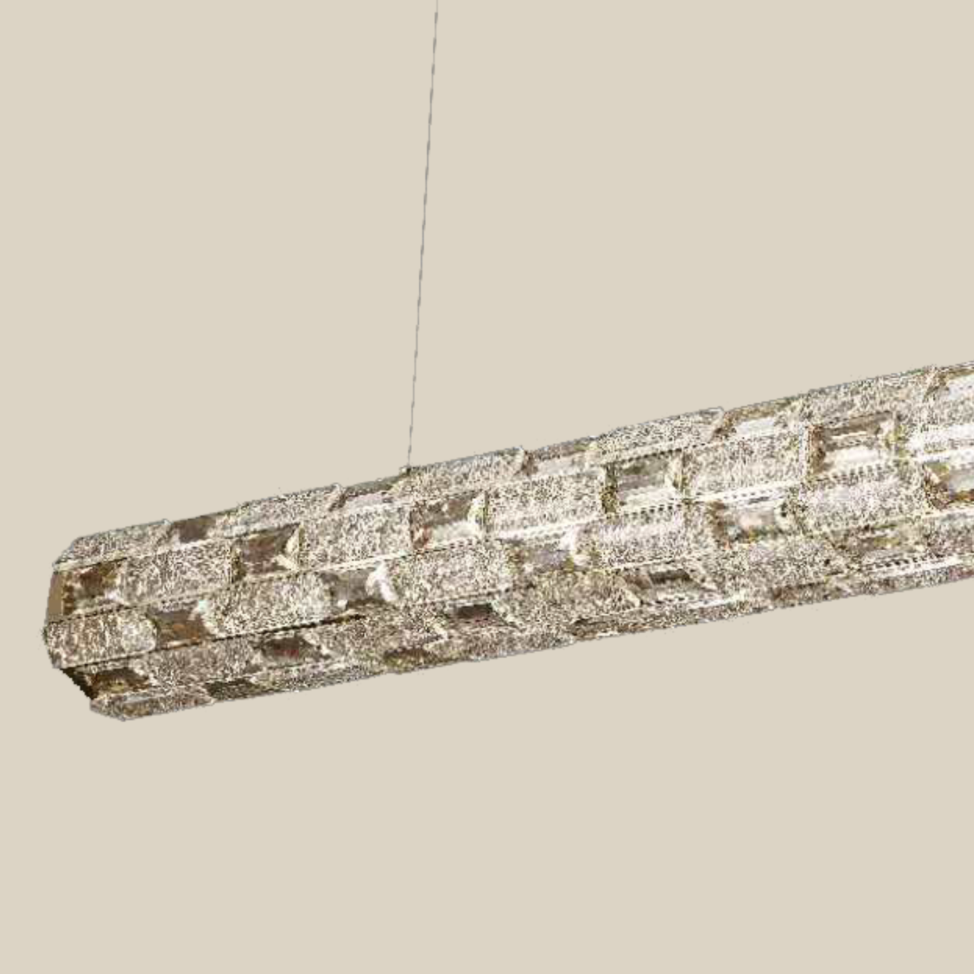 The Auric Halo Linear Pendant