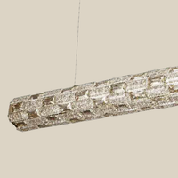 The Auric Halo Linear Pendant