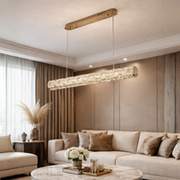 The Auric Halo Linear Pendant