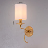 Curvaceous Canvas Wall Light - Teenbatti