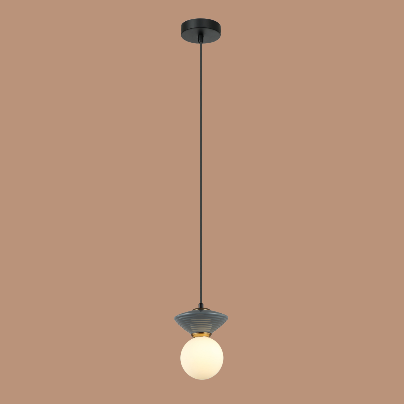 The "Ripple" Globe Pendant Light