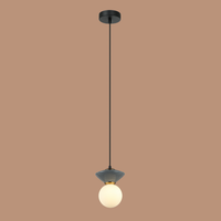 The "Ripple" Globe Pendant Light