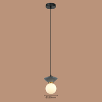 The "Ripple" Globe Pendant Light