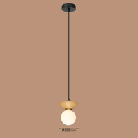 The "Ripple" Globe Pendant Light