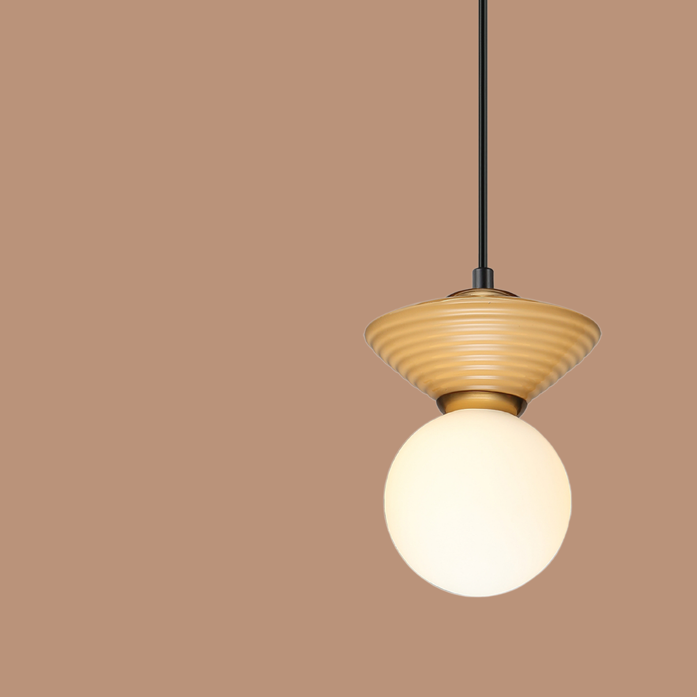 The "Ripple" Globe Pendant Light