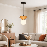 The "Ripple" Globe Pendant Light