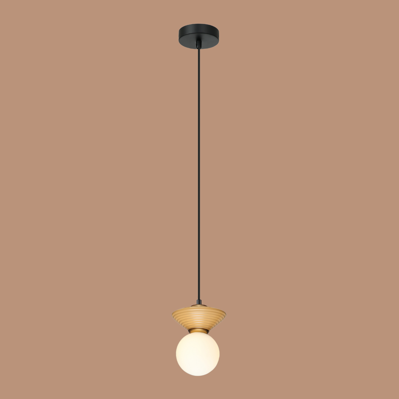 The "Ripple" Globe Pendant Light