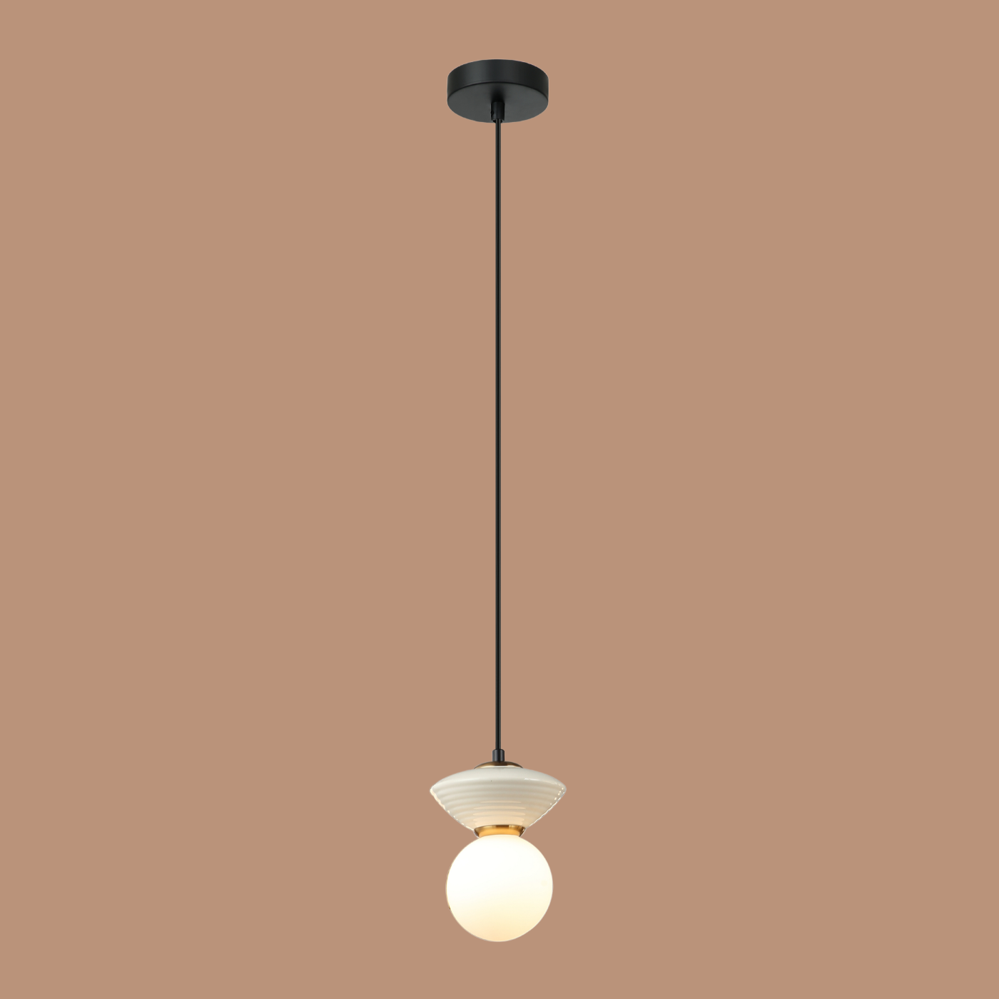 The "Ripple" Globe Pendant Light