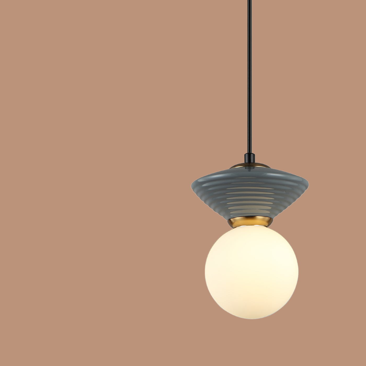 The "Ripple" Globe Pendant Light