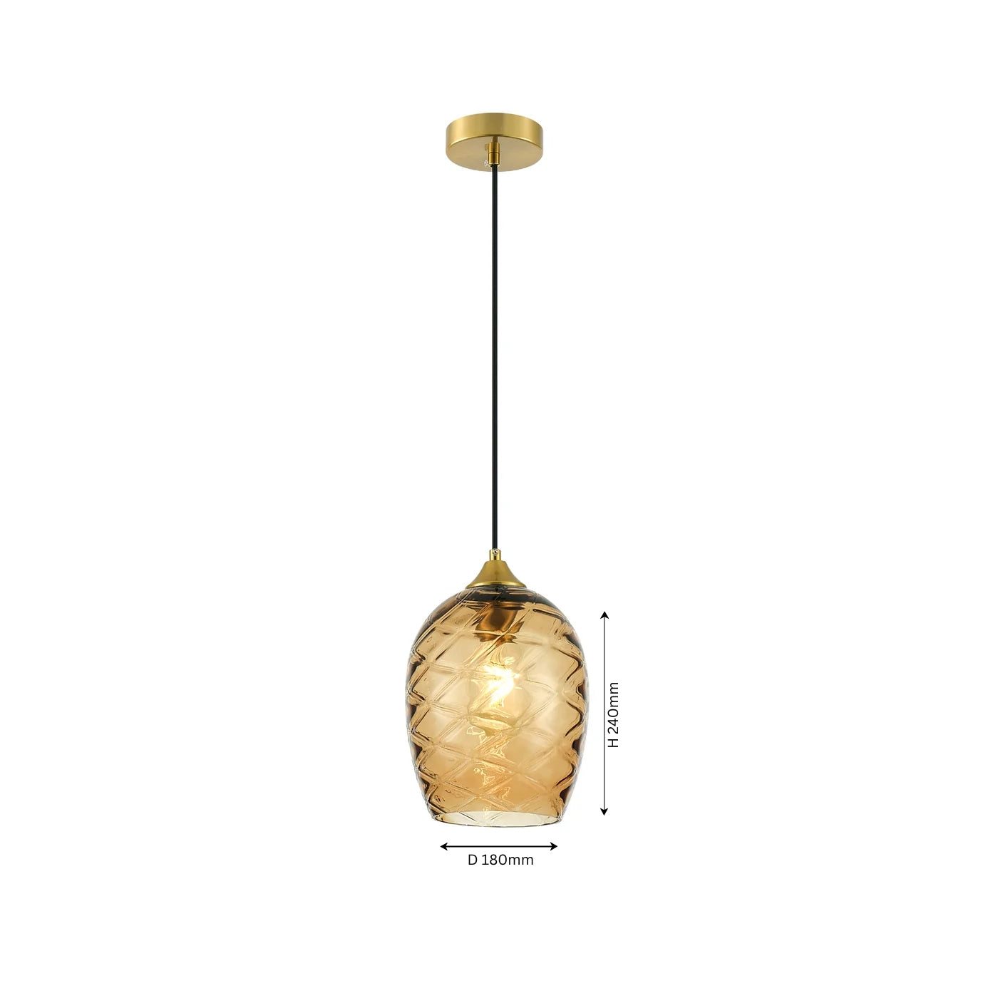 Diamond Cut Hanging Light - Teenbatti
