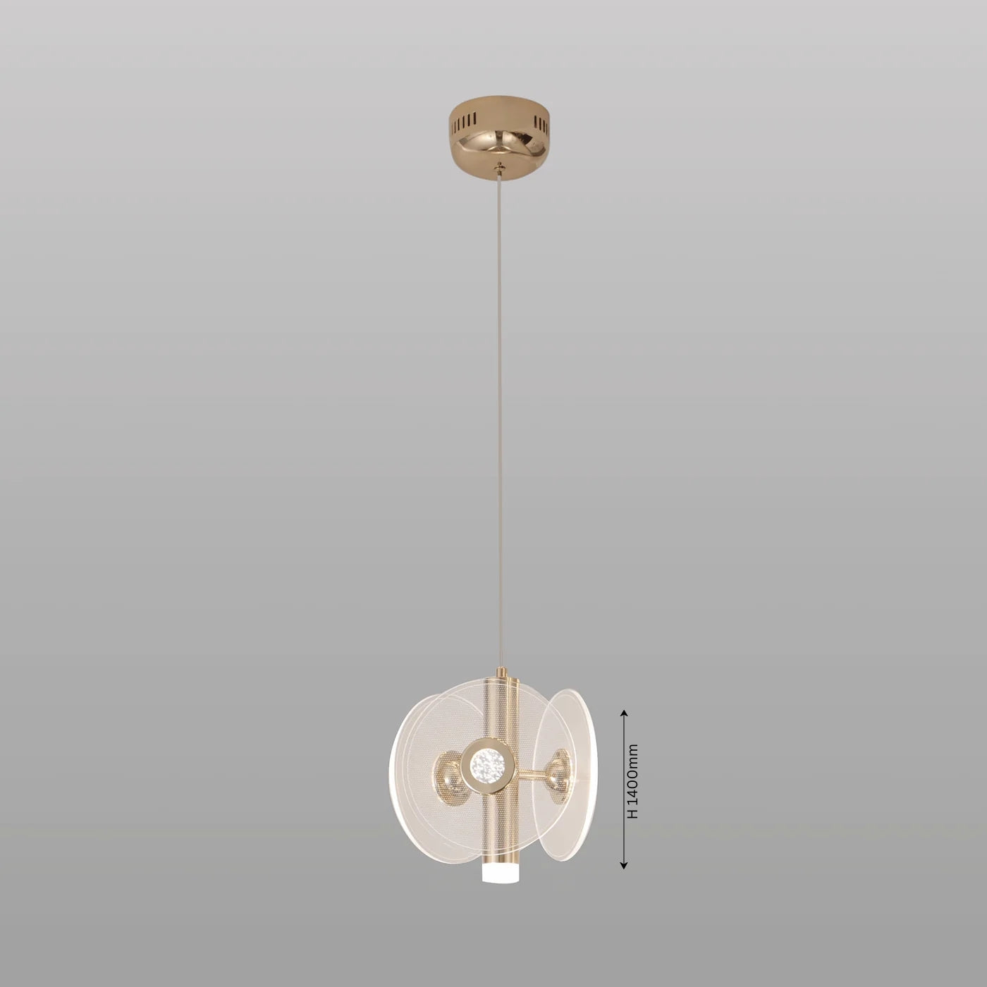 Disca Aurea Hanging Light - Teenbatti
