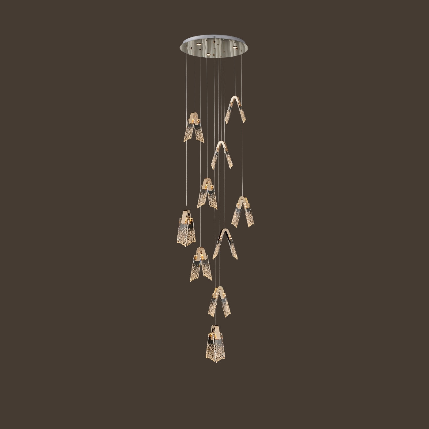 The Apex Wing Multi Pendant Light