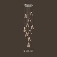 The Apex Wing Multi Pendant Light