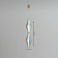 Double Diamond Hanging Light - Teenbatti