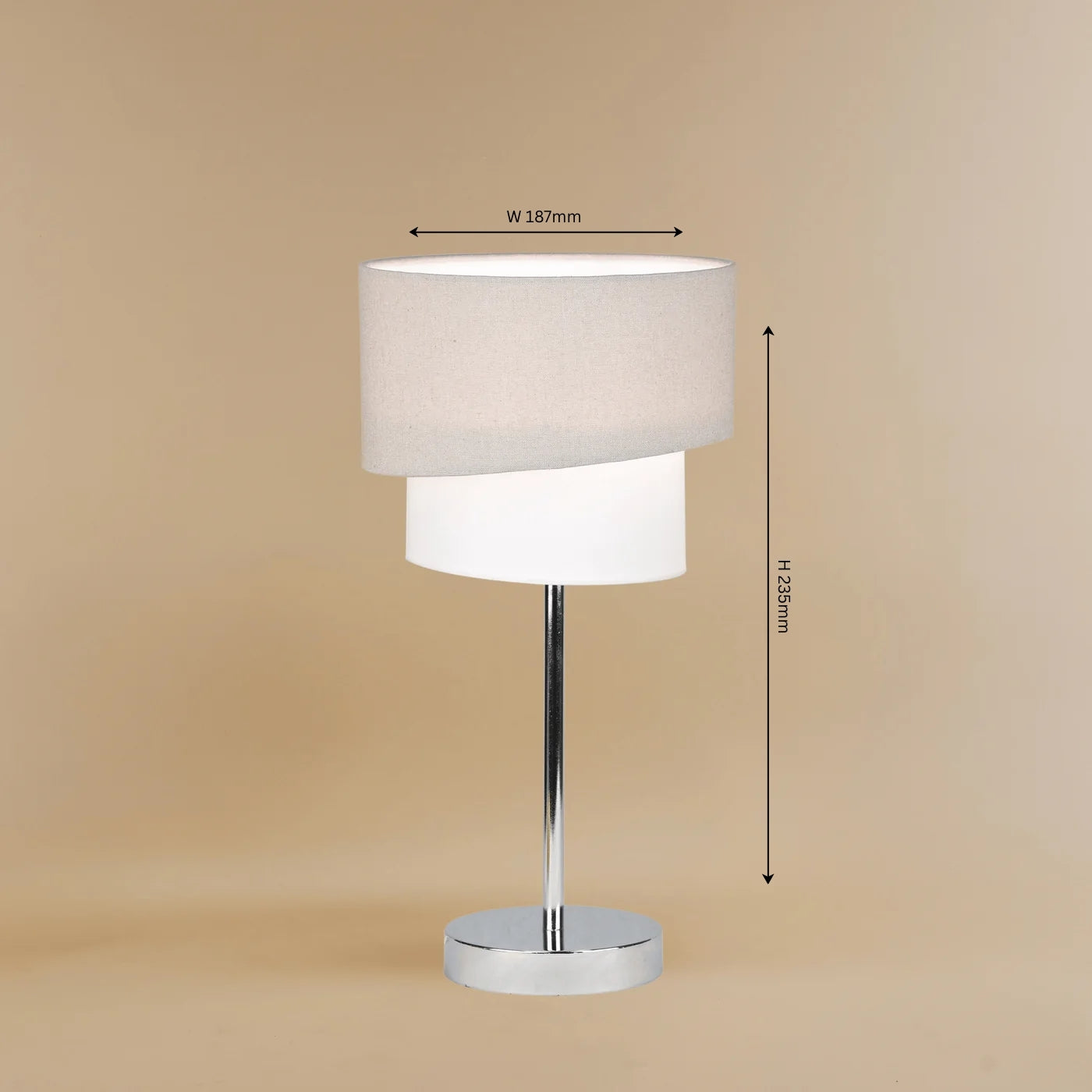 Duo Shade Table Lamp - Teenbatti