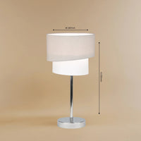 Duo Shade Table Lamp - Teenbatti