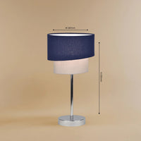 Duo Shade Table Lamp - Teenbatti