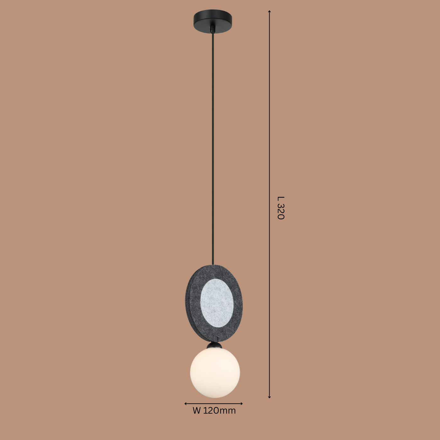 The "Terazzo" Accoustic Pendant Light