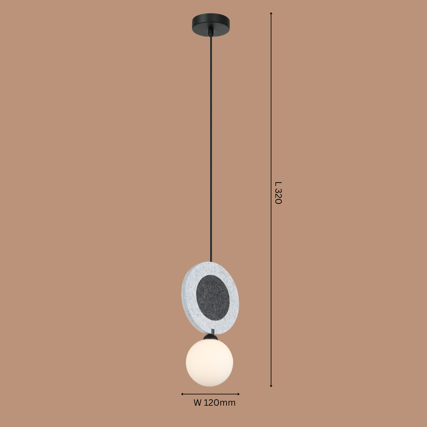 The "Terazzo" Accoustic Pendant Light