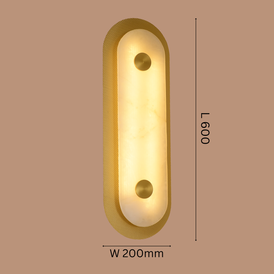 The Alabaster Vault Wall Light