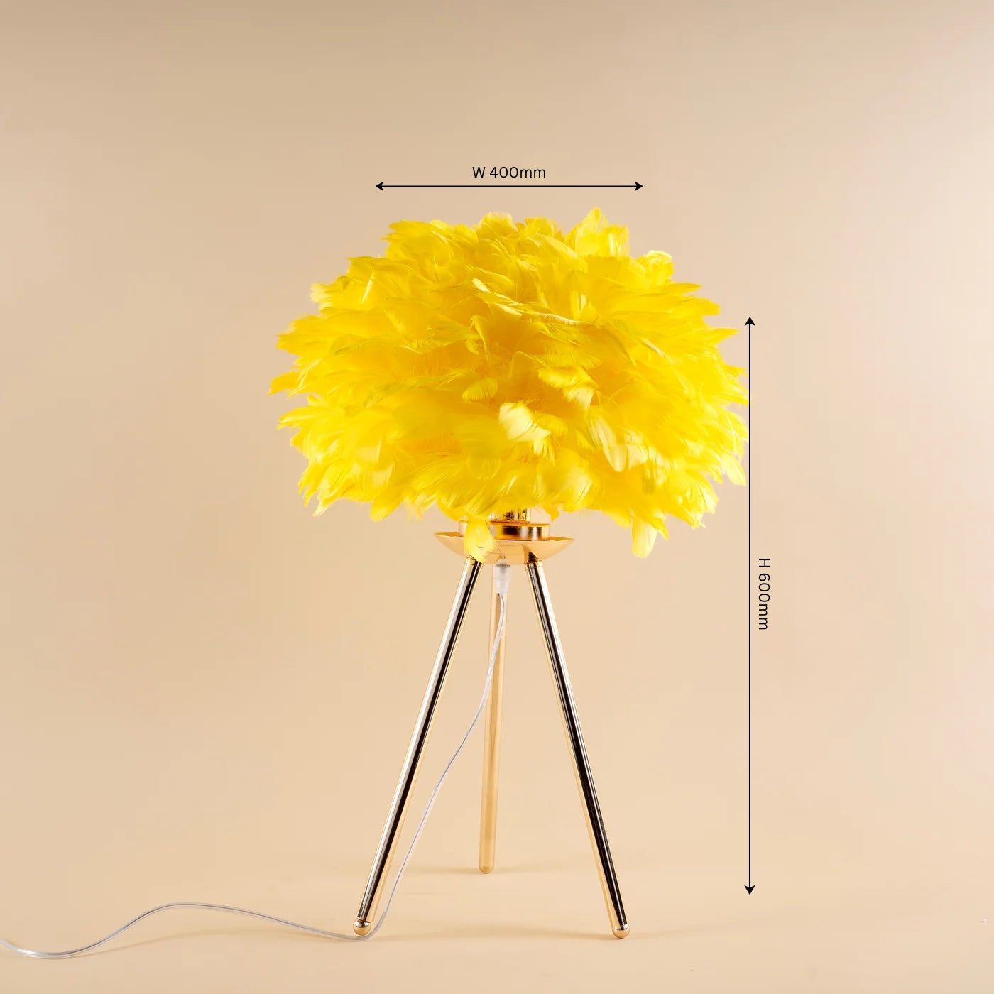 Featherlight Tripod Table Lamp - Teenbatti
