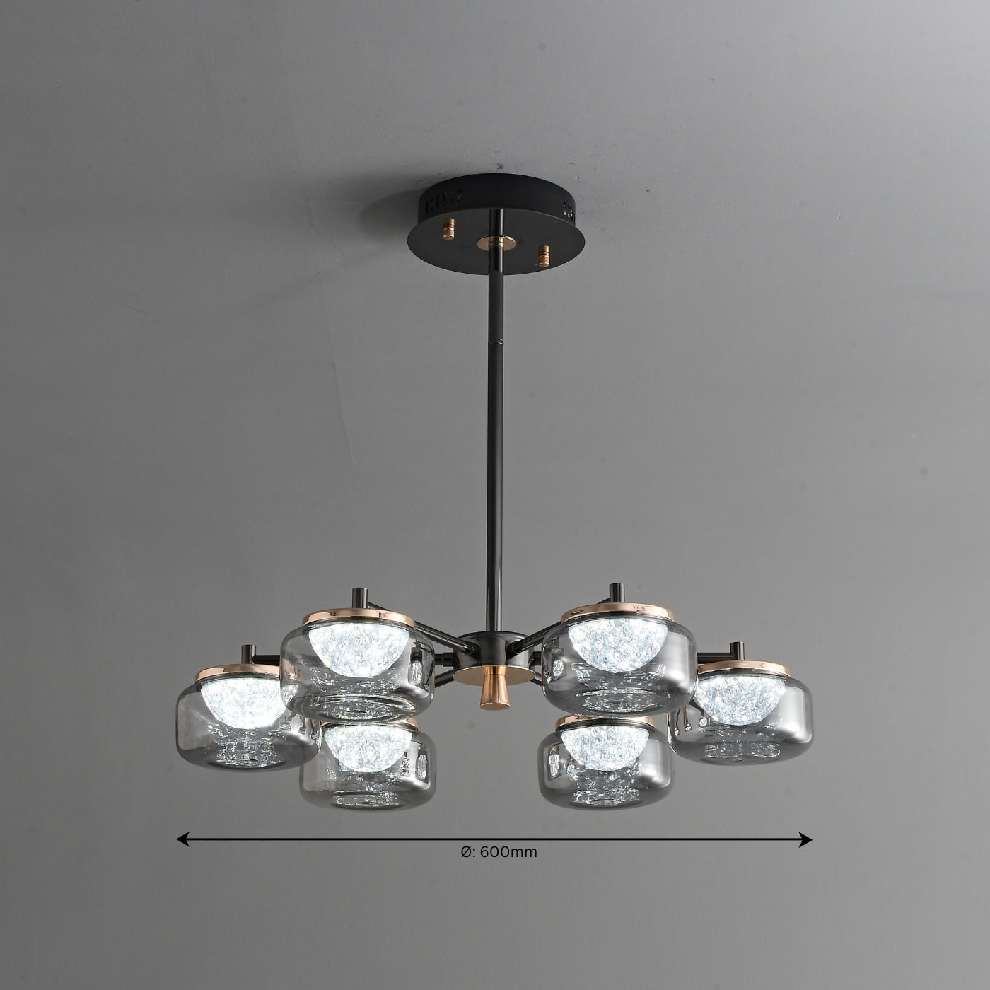 Facet Six Chandelier