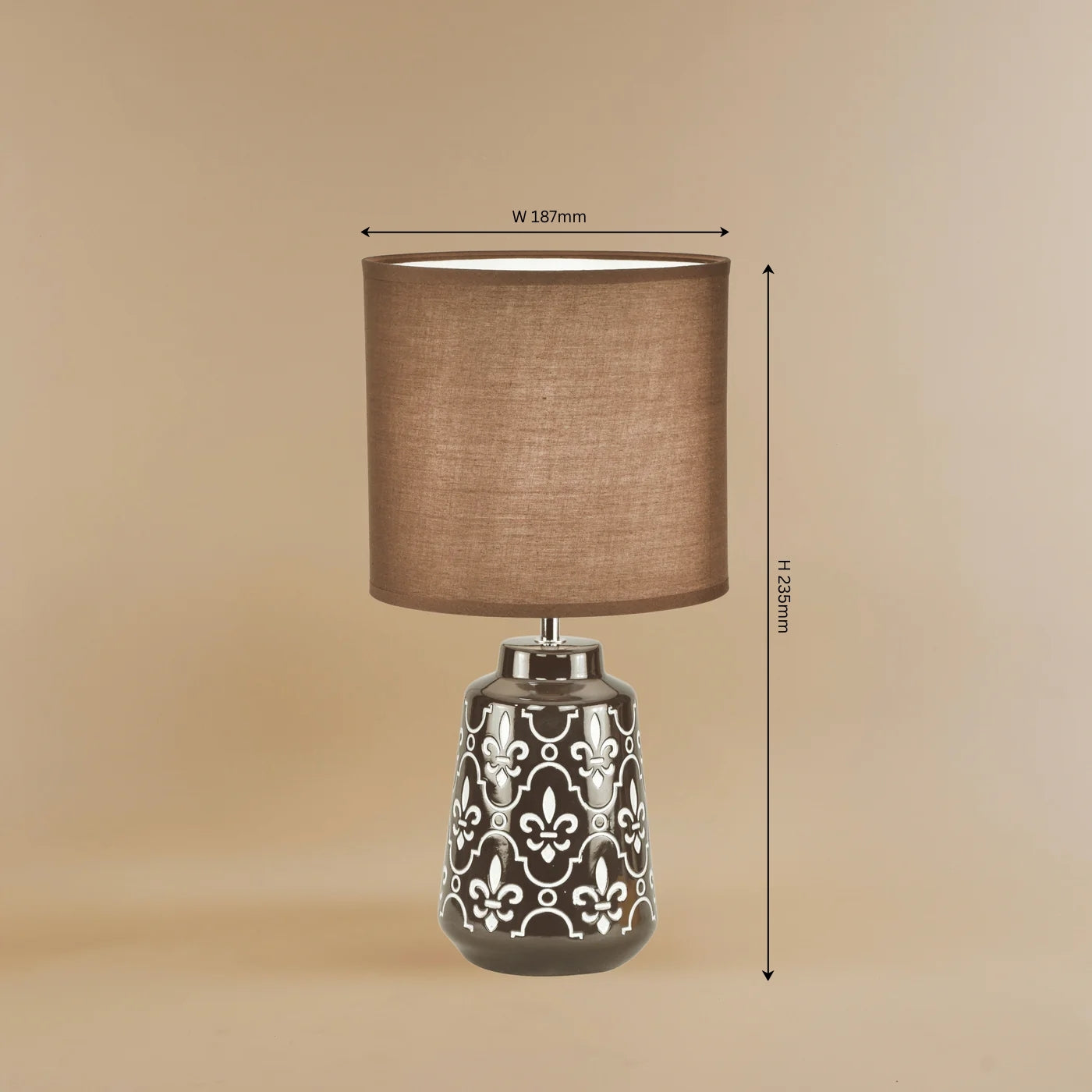 Fleur de Lis Table Lamp