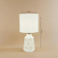 Fleur de Lis Table Lamp - Teenbatti