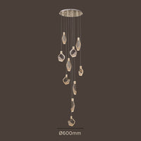 The Solitaire Cascade Multi Pendant Light