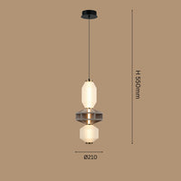The Bastion Tiered Pendant Light