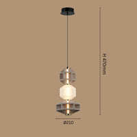 The Bastion Tiered Pendant Light