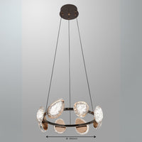 Glacier Glow Chandelier - Teenbatti