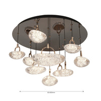 Glacier Glow Hanging Light - Teenbatti