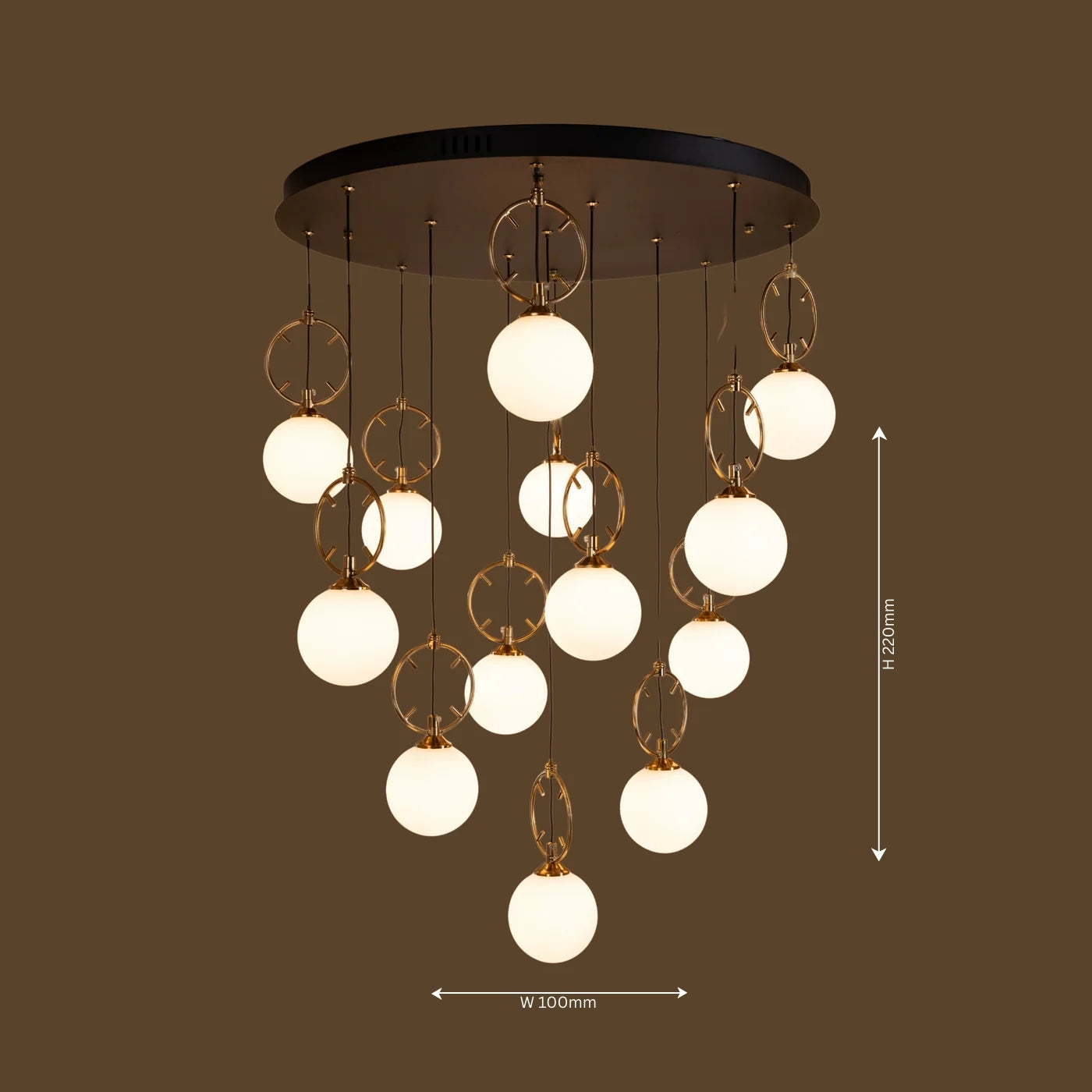 Globes Hanging Light - Teenbatti