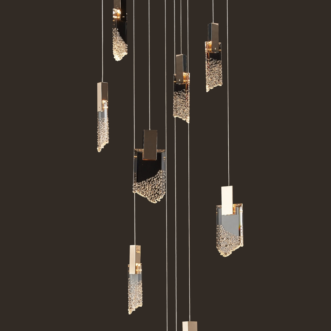 Glacier Shard Multi Pendant Light