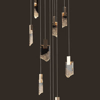 Glacier Shard Multi Pendant Light