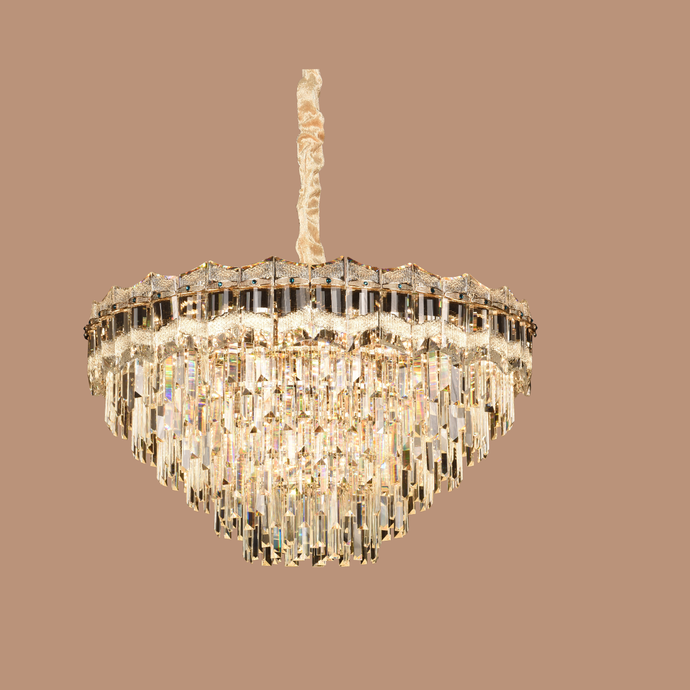 The Sovereign Cascade Chandelier