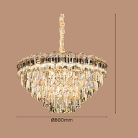 The Sovereign Cascade Chandelier